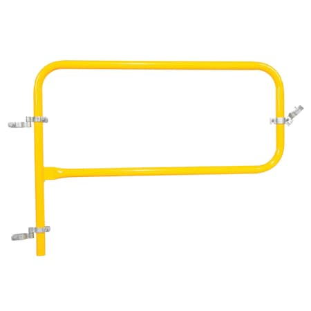 Vestil Railing Gate P-Shaped 48x36 Yellow VDKR-G4